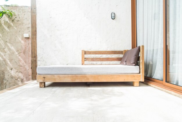 Photo outdoor patio bed