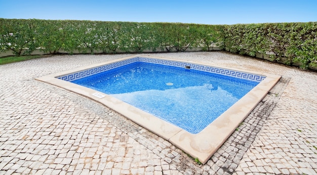 Outdoor pool, without anybody outside