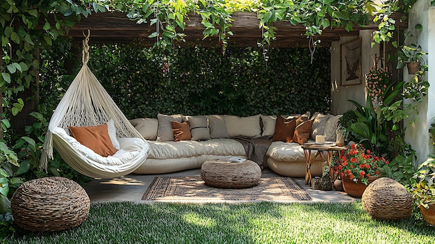 Corner outdoor seating area sale