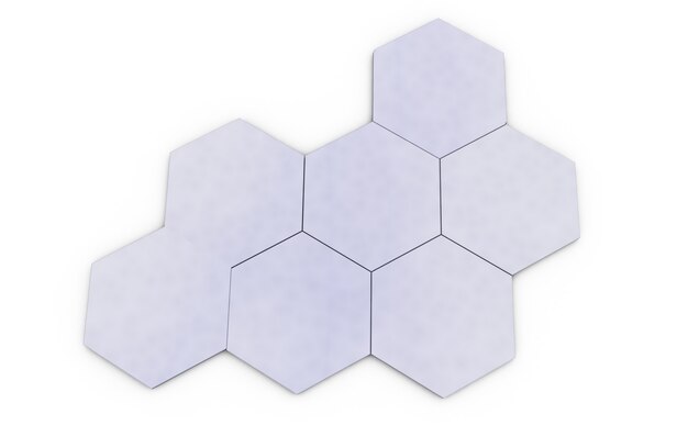 Outdoor square tiles gray color. 3d illustration.