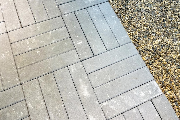 Outdoor stone tiles Garden pavement