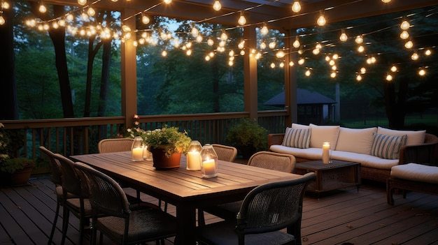 Photo outdoor string lights transparent