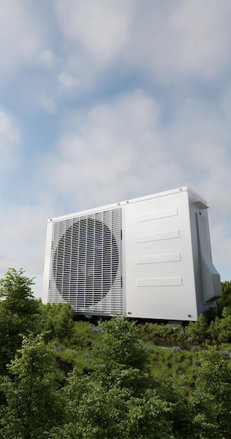 outdoor unit air conditioner 3d