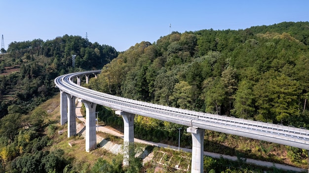 Photo outdoor urban railway rail transportation