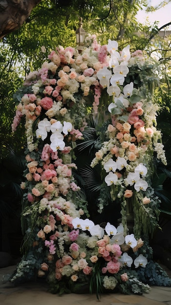 Outdoor Wedding Floral Decor