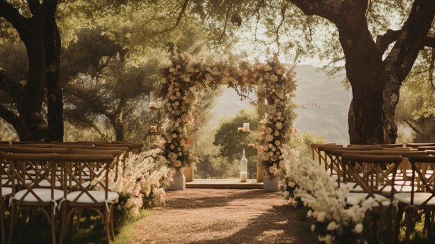 Foto matrimonio all'aperto