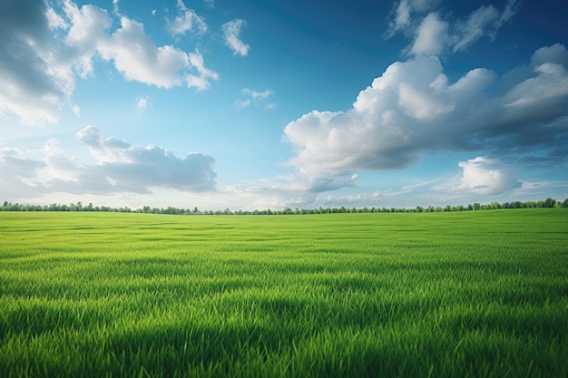 Premium AI Image | Outdoors green field