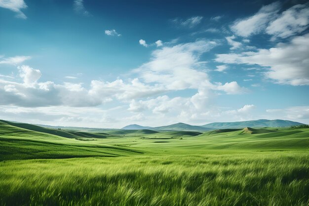 Outdoors Landscape Photography Of Green Grass Field