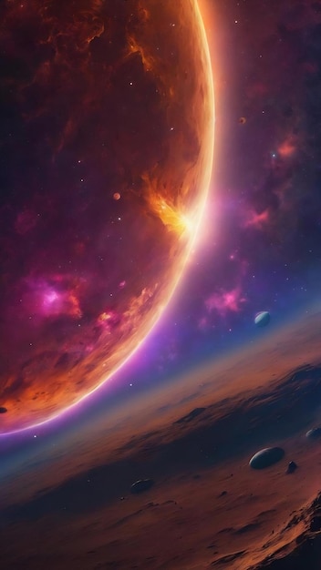 Photo outer space background