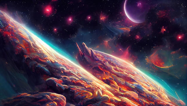 Outer space fantasy