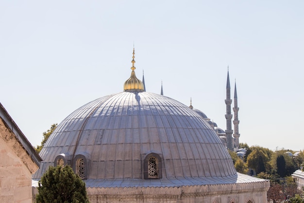 Outer view of dome in Ottoman architecture