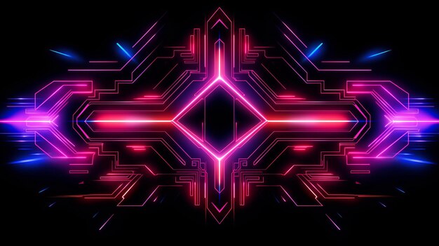 Outlined neon digital art illustrations backgrounds stock photos and images