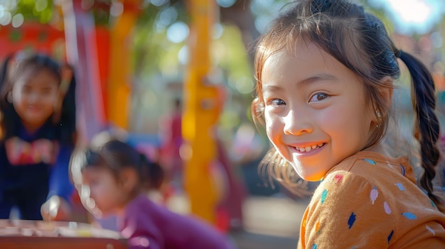 Outside children park