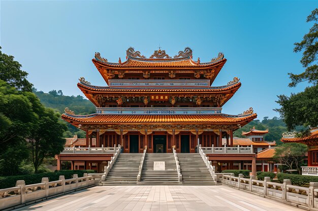 Photo outside hall jingshan zhan shan