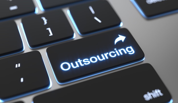 Outsourcing van tekst op toetsenbordknop