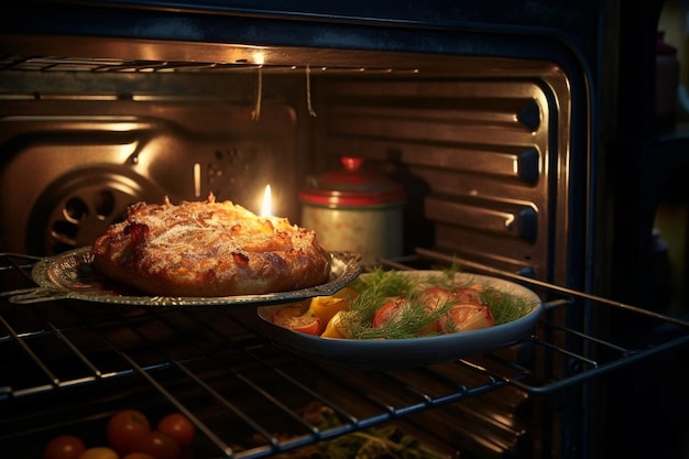 Oven Interior Close Up Beauty