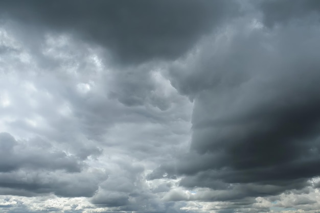 Foto cielo coperto di nuvole