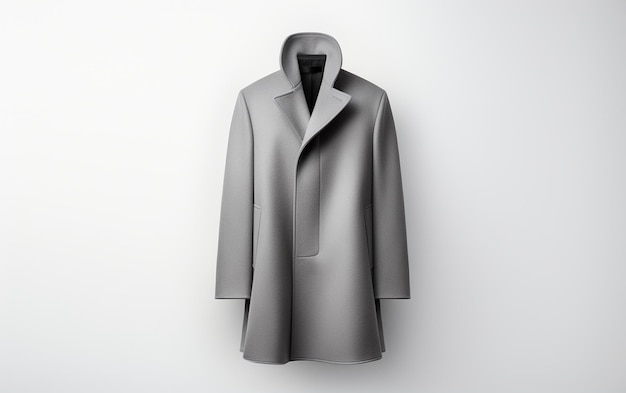 Overcoat on a Clear Background