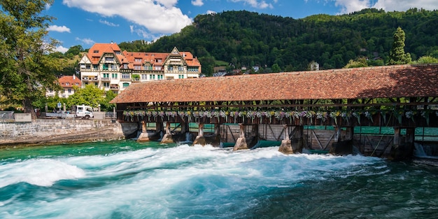 Overdekte brug in Thun