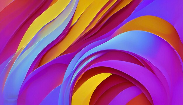 Overlapping forms wallpaper style