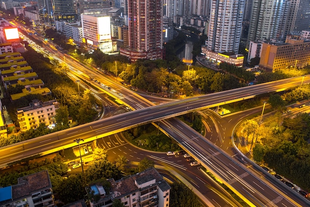 Photo overpass in the city