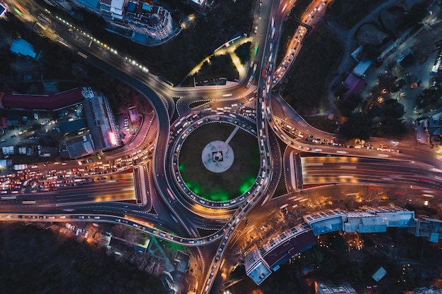 Overpass in the evening