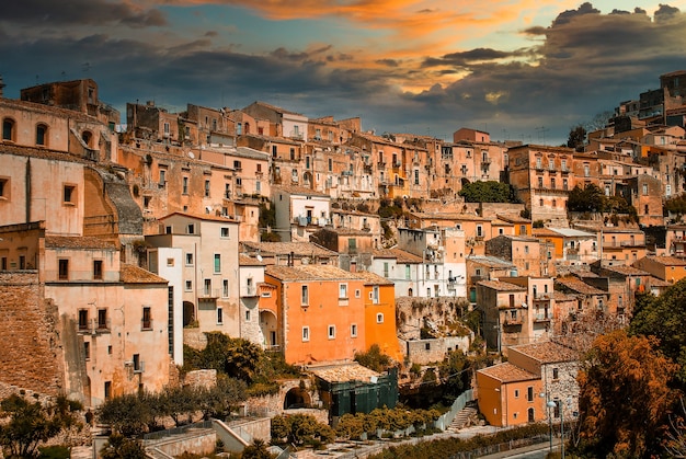 Overview of the city of Ragusa