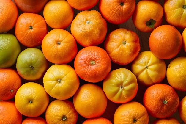 Overvloedig bos van levendige oranje vruchten aantrekkelijk gerangschikt