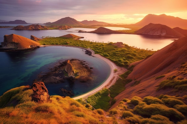 Overweldigende landschappen in de galapagos eilanden ecuador