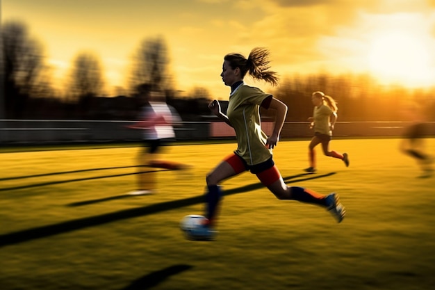 overwinning van het vrouwelijk nationale voetbalteam