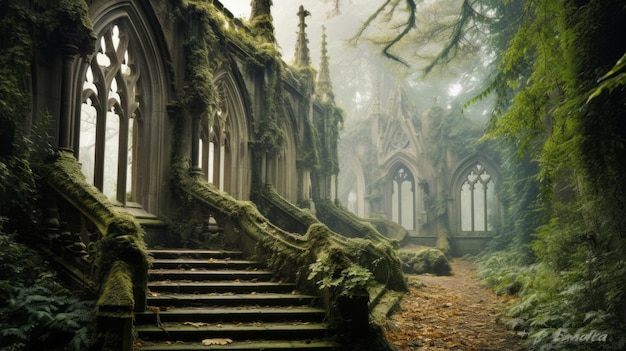 Overwoekerd met klimop Onderzoek naar de mysteries van een gotisch landhuis