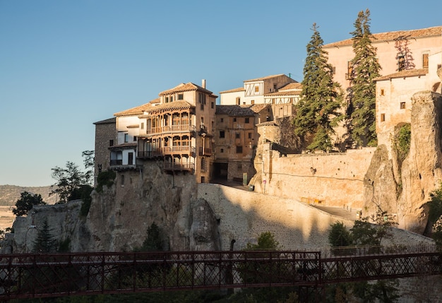 Overzicht van Cuenca in CastillaLa Mancha Spanje