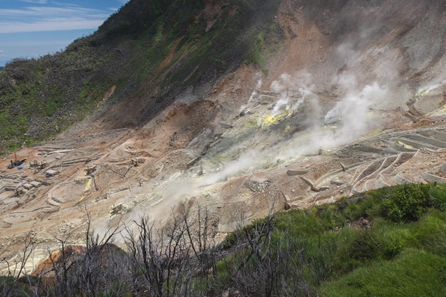 Owakudani volcanic valley hakone hot springs in hakone kanagawa prefecture japan