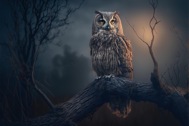 Owl on a Branch generative ai