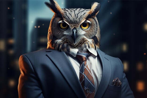 Owl Business Attire