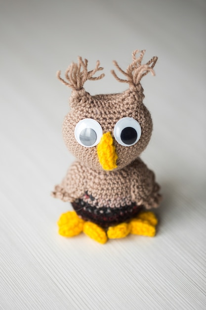 owl doll knitted