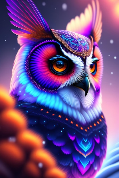 The owl is a painting by person