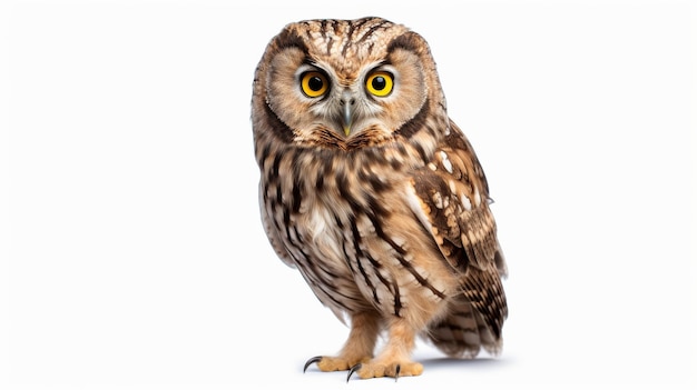Owl Wonder on white background