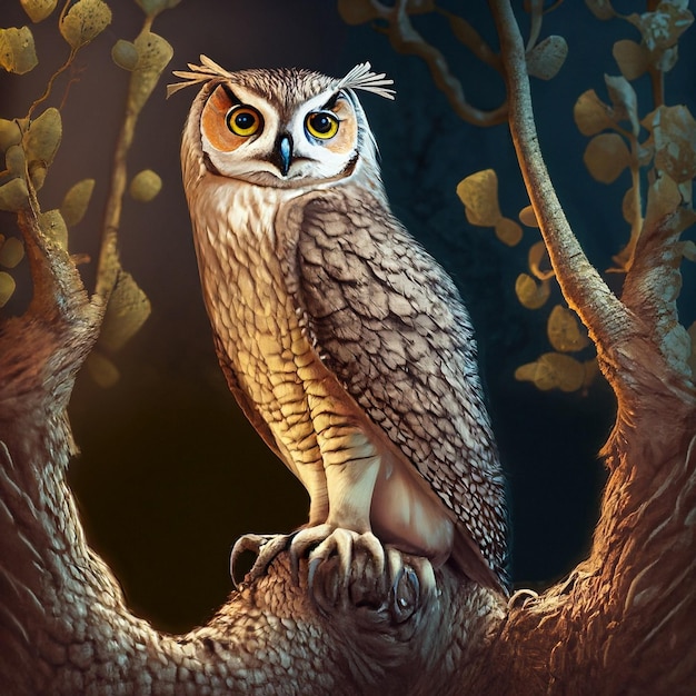 an owl