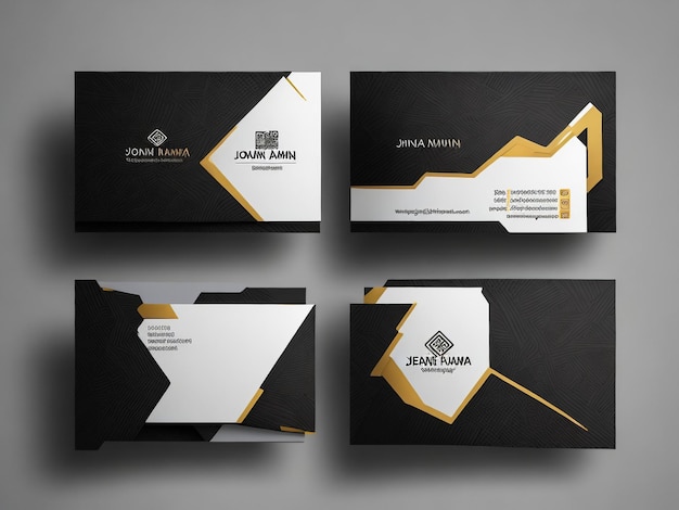 Photo own visiting card modern creative business card name card corporate contact us void grab bulletin introduction recruitmentelegantreal estate business card