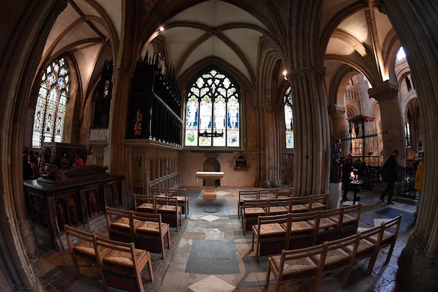 OXFORD ENGLAND JULY 15 2017 Tourists in University town christ church