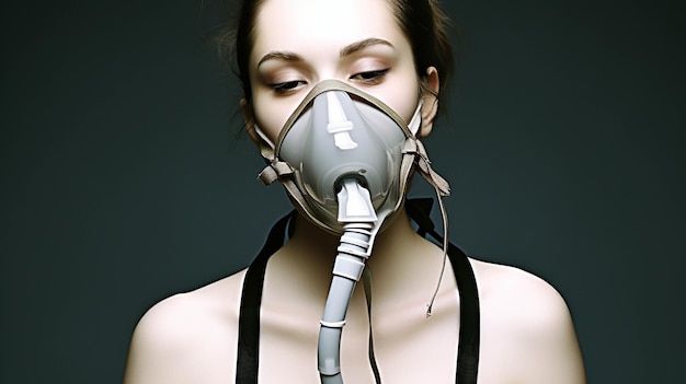 Кислородная терапия Кислородная маска Дыхательная помощь Детская помощь Фотография высокой четкости Creativewallpaer