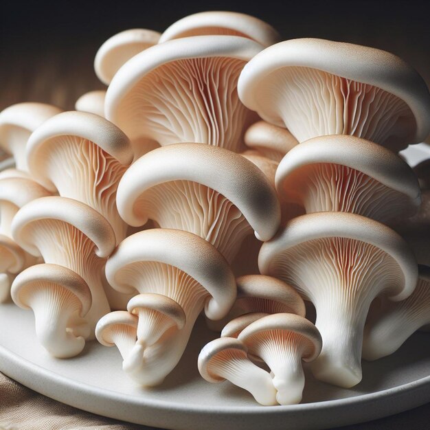 Photo oyster mushrooms