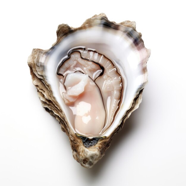 Oyster spat isolated Generative AI