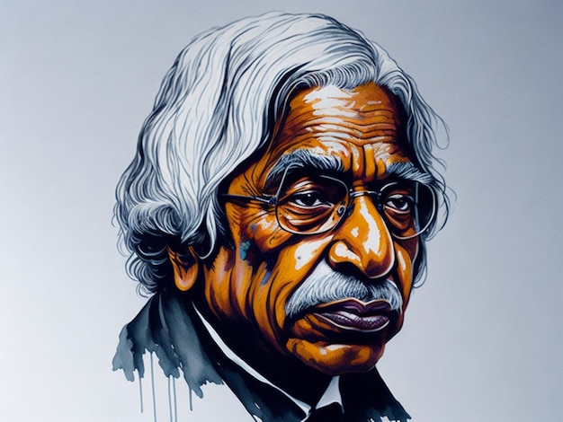 APJ Abdul Kalam, Potret | Portraiture painting, Indian freedom fighters,  Draw on photos