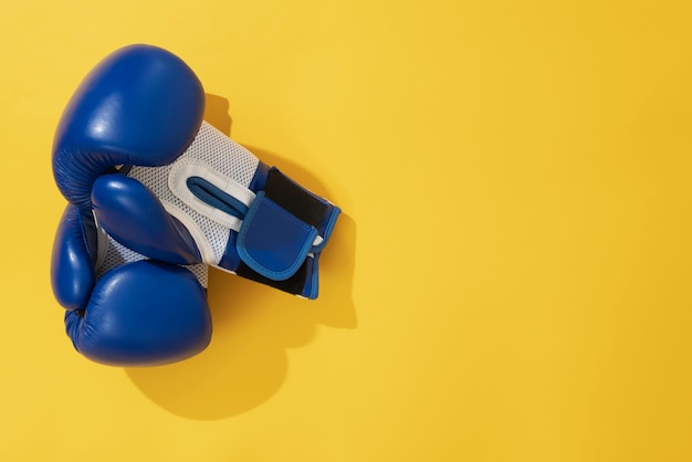 Foto paar handschoenen voor de bokssport