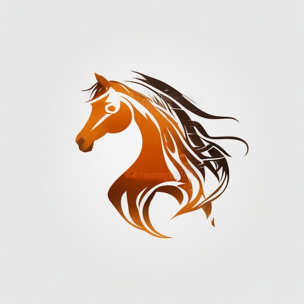 paard logo illustratie vector