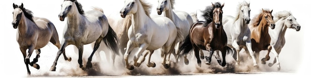 Paardenkudde loopt snel op wit