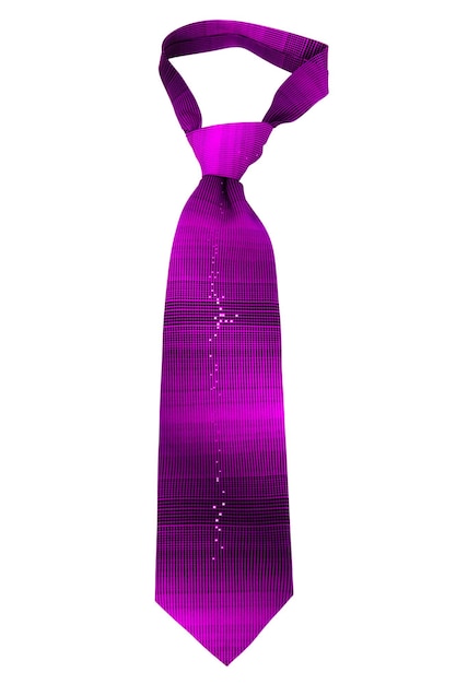 Foto paars gestreepte stropdas