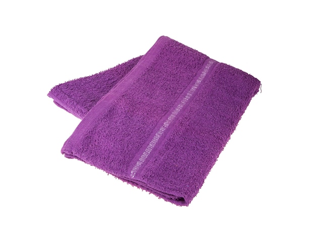 Paarse kleur handdoek